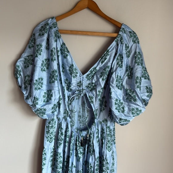 NEW Tuckernuck OMIKA Adia Baltic Ila Maxi Dress Medium - Picture 3 of 16